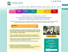 Tablet Screenshot of coachingandleadership.com